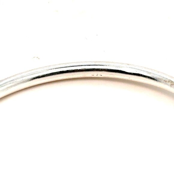 Silver Bypass Bangle - Picture 4 of 8